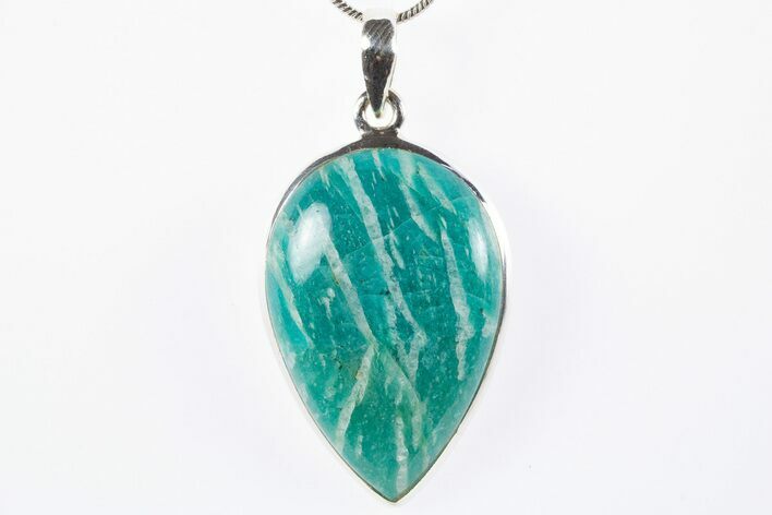 Amazonite Pendant (Necklace) - Sterling Silver #305008